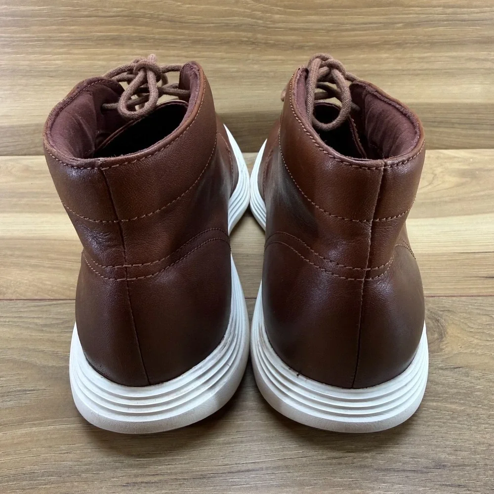 Cole Haan Grand Tour Chukka Boots Mens 10 M Brown Leather Business Casual Modern